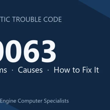 P0063 Code Symptoms, Causes, Diagnosis and Full Repair Guide