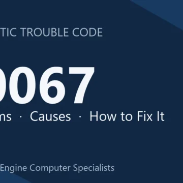 P0067 Code Symptoms, Causes, Diagnosis, Repair & Reprogramming Guide