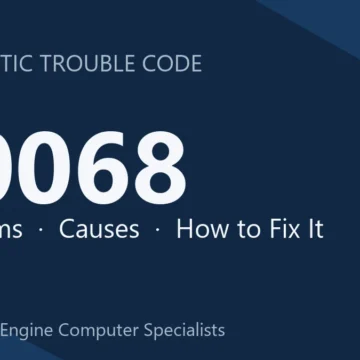 P0068 Code Symptoms, Causes, Diagnosis and Repair Guide Steps