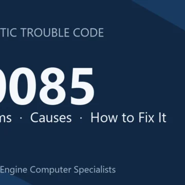 P0085 Code Symptoms, Causes, Diagnosis & Repair & Reprogramming Guide
