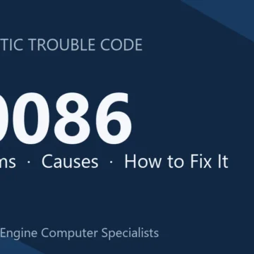 P0086 Code Symptoms, Causes, Diagnosis & Repair Step-by-Step Overview