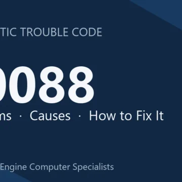 P0088 Code Symptoms, Causes, Diagnosis and Comprehensive Repair Guide