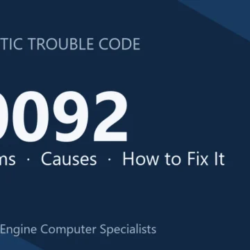 P0092 Code Symptoms, Causes, Diagnosis & Step‑by‑Step Repair Guide