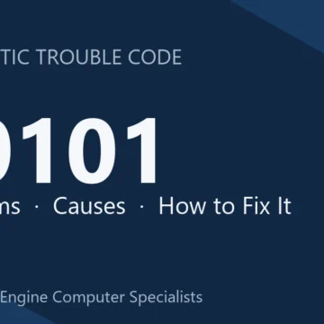 P0101 Code Symptoms, Causes, Diagnosis & Repair Overview Guide