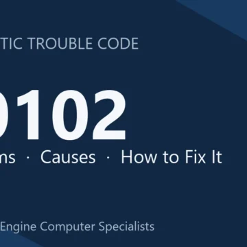 P0102 Code Symptoms, Causes, Safety Risks & Repair Costs Guide