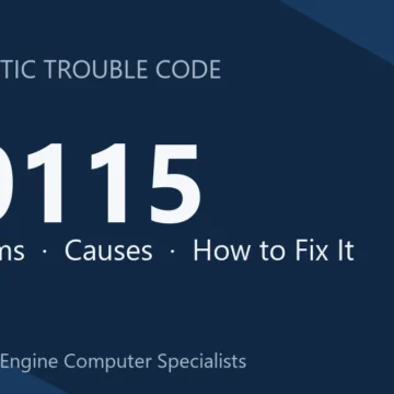 P0115 Code Symptoms, Causes, Diagnosis & Repair & Reprogramming Tips