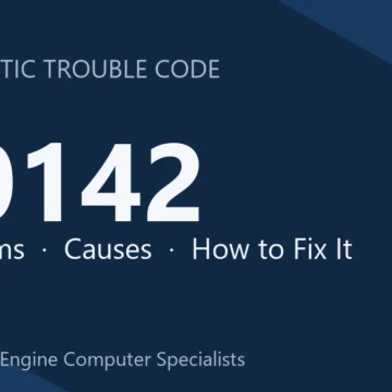P0142 Code Symptoms, Causes, Diagnosis & Repair Guide Overview