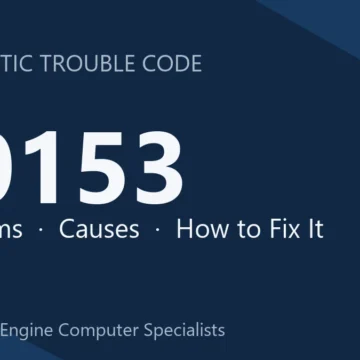P0153 Code Symptoms, Causes, Diagnosis and Repair Cost Guide