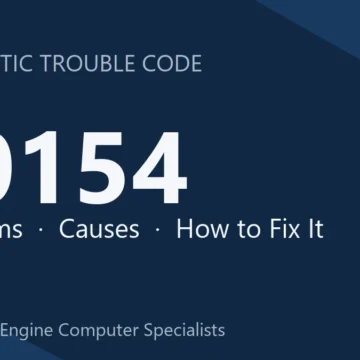 P0154 Code Symptoms, Causes, Diagnostic Checklist & Repair Guide
