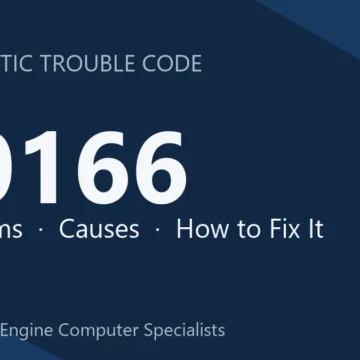 P0166 Code Symptoms, Causes, Diagnosis & Repair Guide – Complete