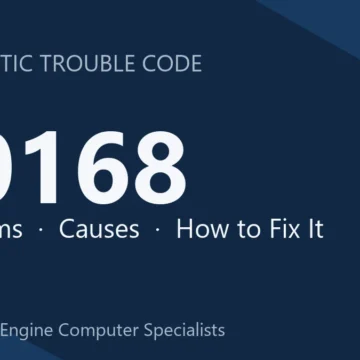 P0168 Code Symptoms, Causes, Diagnosis & Complete Repair Guide
