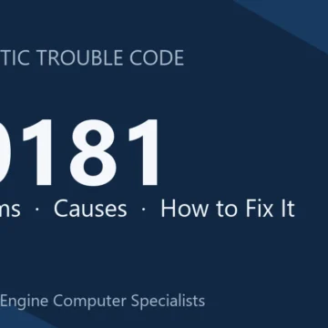 P0181 Code Symptoms, Causes, Diagnosis & Repair Procedures, Cost