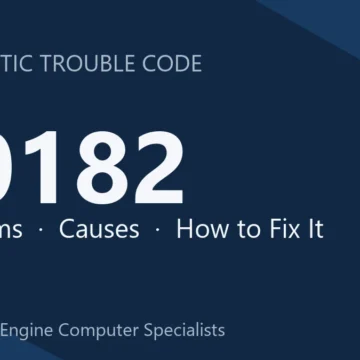 P0182 Code Symptoms, Causes, Diagnosis and Repair Guide Steps