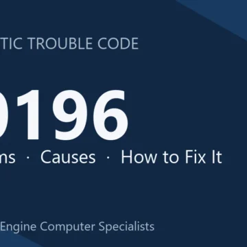 P0196 Code Symptoms, Causes, Diagnosis, Repair & Cost Guide Tips