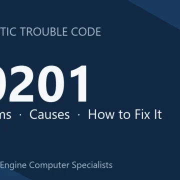 P0201 Code Symptoms, Causes, Diagnosis and Repair Costs Guide