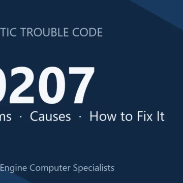 P0207 Code Symptoms, Causes, Diagnosis & Repair & Reprogramming Guide