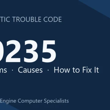 P0235 Code Symptoms, Causes, Repair Guide & Cost Estimate Overview