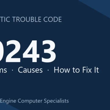 P0243 Code Symptoms, Causes, Diagnosis, Repair & Cost Overview