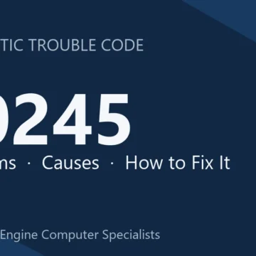 P0245 Code Symptoms, Causes, Diagnosis and Repair Guide Comprehensive