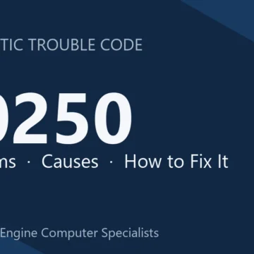 P0250 Code Symptoms, Causes, Diagnosis & Repair Cost Guide Tips