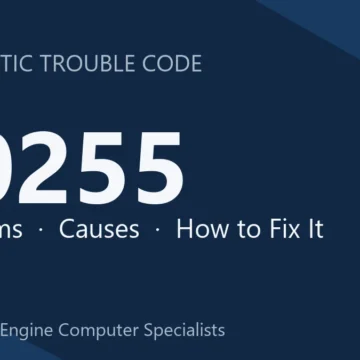 P0255 Code Symptoms, Causes, Diagnosis, Repair & Cost Overview