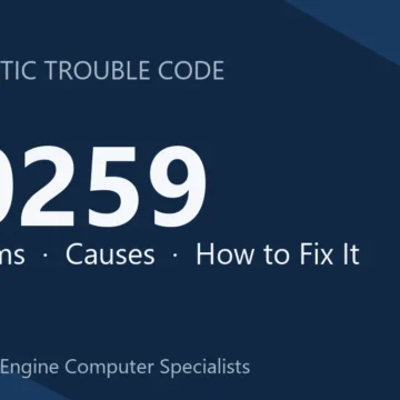P0259 Code Symptoms, Causes, Diagnosis and Repair Cost Guide