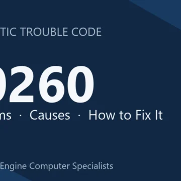 P0260 Code Symptoms, Causes, Diagnosis and Repair Guide: Step by Step