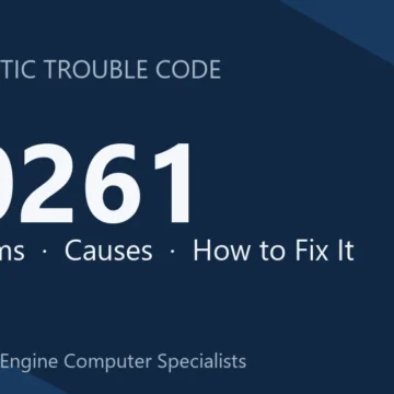 P0261 Code Symptoms, Causes, Diagnosis & Repair Steps Guide Complete