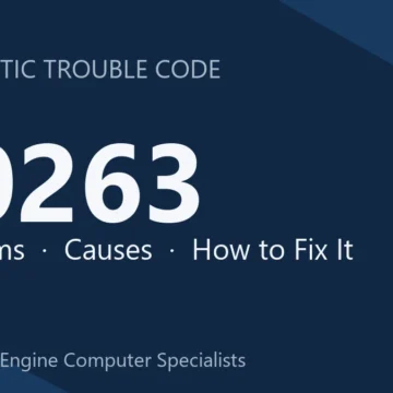 P0263 Code Symptoms, Causes, Diagnosis & Repair Guide for Engine