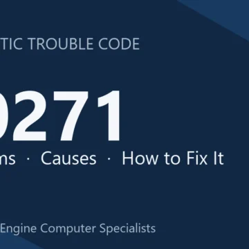 P0271 Code Symptoms, Causes, Diagnostic Steps & Repair Costs