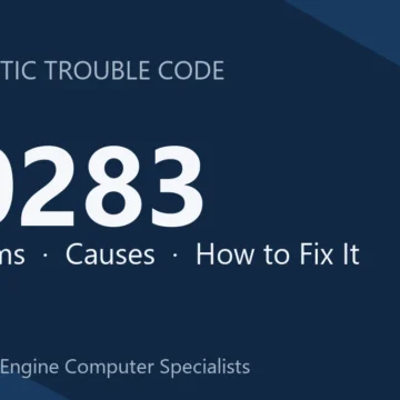 P0283 Code Diagnosis, Symptoms, Causes & Repair Costs Guide Manual