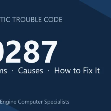 P0287 Code Symptoms, Causes, Diagnosis, Repair & Cost Guide Details
