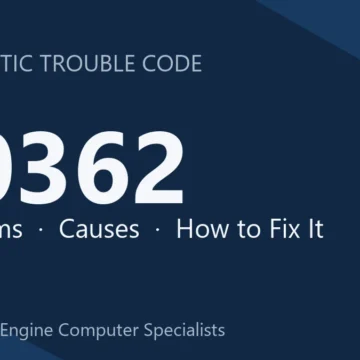 P0362 Code Symptoms, Causes, Diagnosis & Repair Guide for Engine