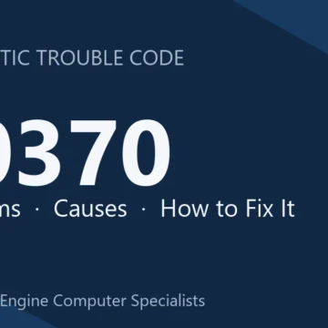 P0370 Code Symptoms, Causes, Diagnosis and Repair Guide Procedures