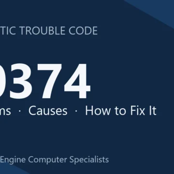 P0374 Code Symptoms, Causes, Diagnosis & Complete Repair Guide