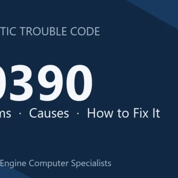 P0390 Code Symptoms, Causes, Diagnosis & Complete Repair Guide
