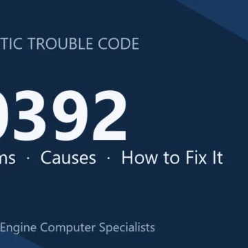 P0392 Code Symptoms, Causes and Repair Procedures Comprehensive Guide