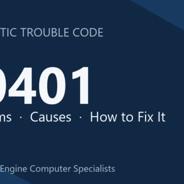 P0401 Code Symptoms, Causes, Diagnosis & Repair Guide for Exhaust