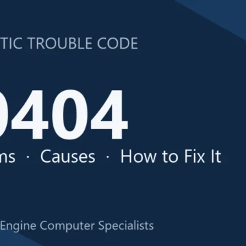 P0404 Code Symptoms, Causes, Diagnosis & Repair Costs Guide Overview