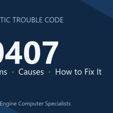 P0407 Code Symptoms, Diagnosis, Common Triggers & Repair Costs
