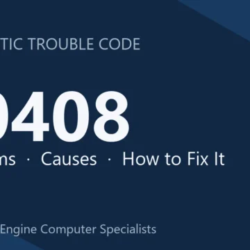 P0408 Code Symptoms, Causes, Diagnosis, Repair & Reprogramming Costs