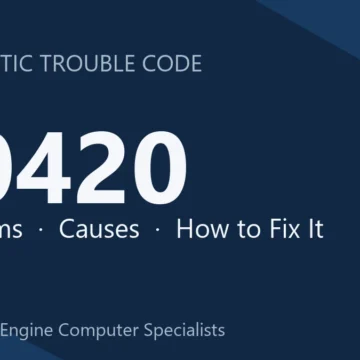 P0420 Code Symptoms, Causes, Diagnosis and Repair Guide Complete