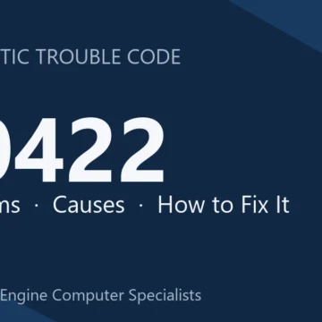 P0422 Code Symptoms, Causes, Diagnosis & Repair Procedures Guide