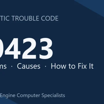 P0423 Code Symptoms, Causes, Diagnosis Process and Repair Costs