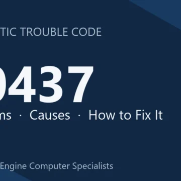 P0437 Code Symptoms, Causes, Diagnosis & Repair Costs Guide Overview