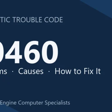 P0460 Code Symptoms, Causes, Diagnosis, Repair & Reprogramming Guide