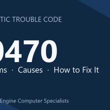 P0470 Code Symptoms, Causes, Diagnosis & Repair Complete Overview