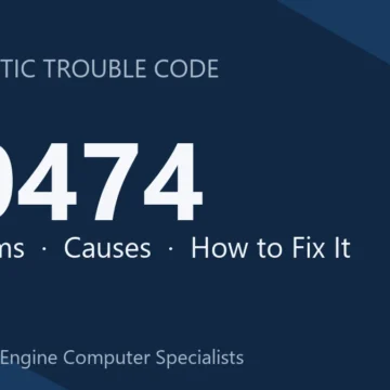P0474 Code Symptoms, Causes, Diagnostic Process & Repair Costs