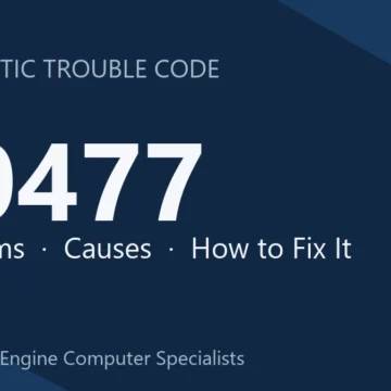 P0477 Code Symptoms, Causes, Diagnosis, Repair & Cost Tips Guide