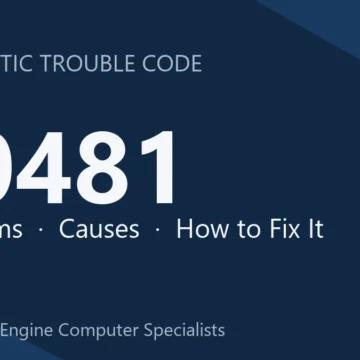 P0481 Code Symptoms, Causes, Diagnosis & Repair Guide Steps and Costs
